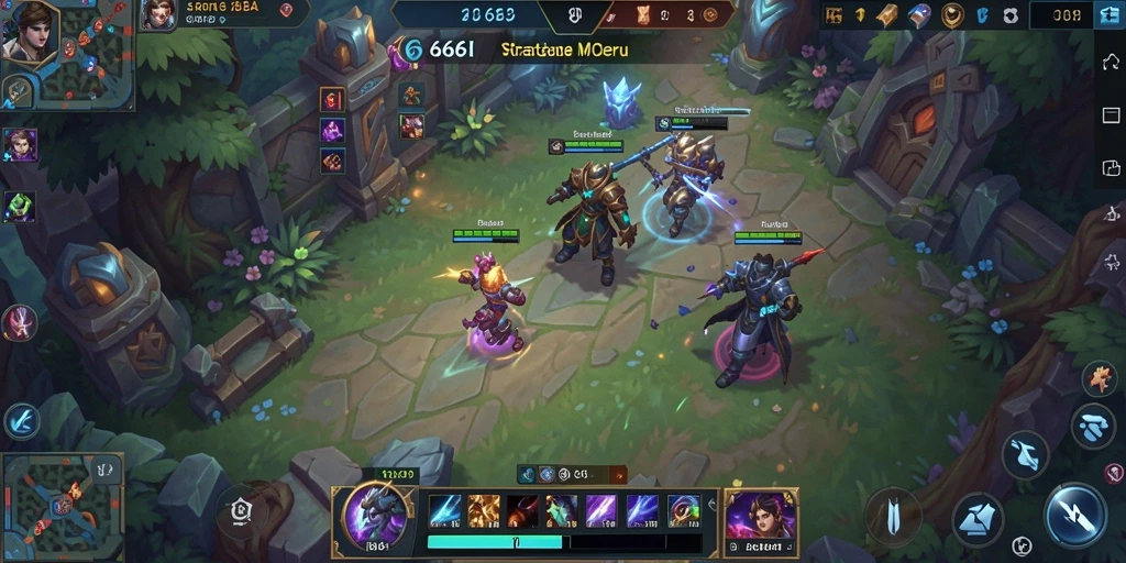 Screenshot gameplay <strong>666I</strong> yang menampilkan aksi pertempuran seru.