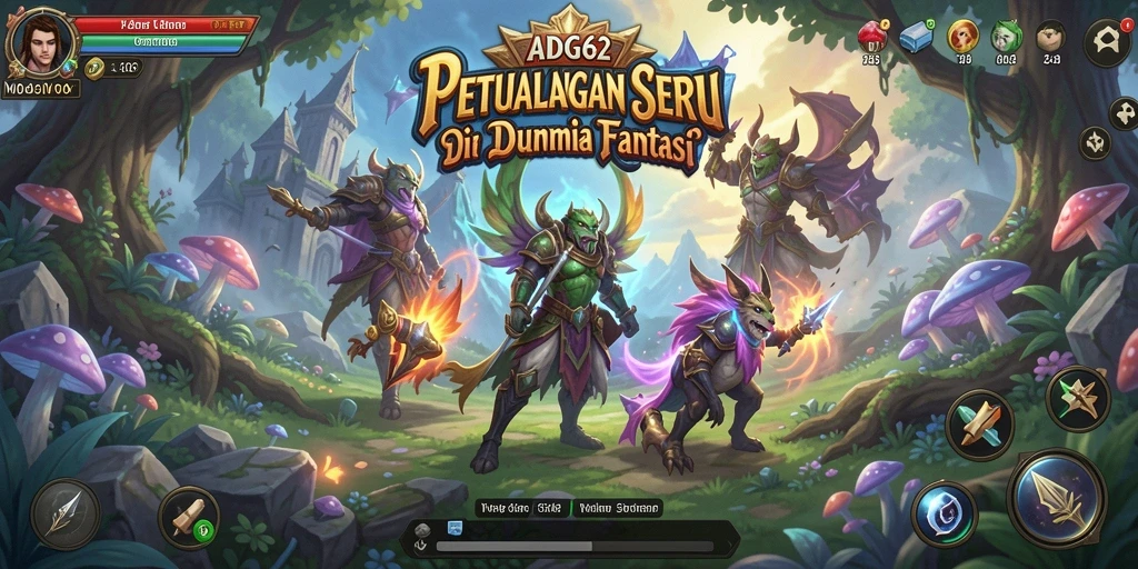 Screenshot gameplay ADG62 menunjukkan aksi seru di dunia petualangan.