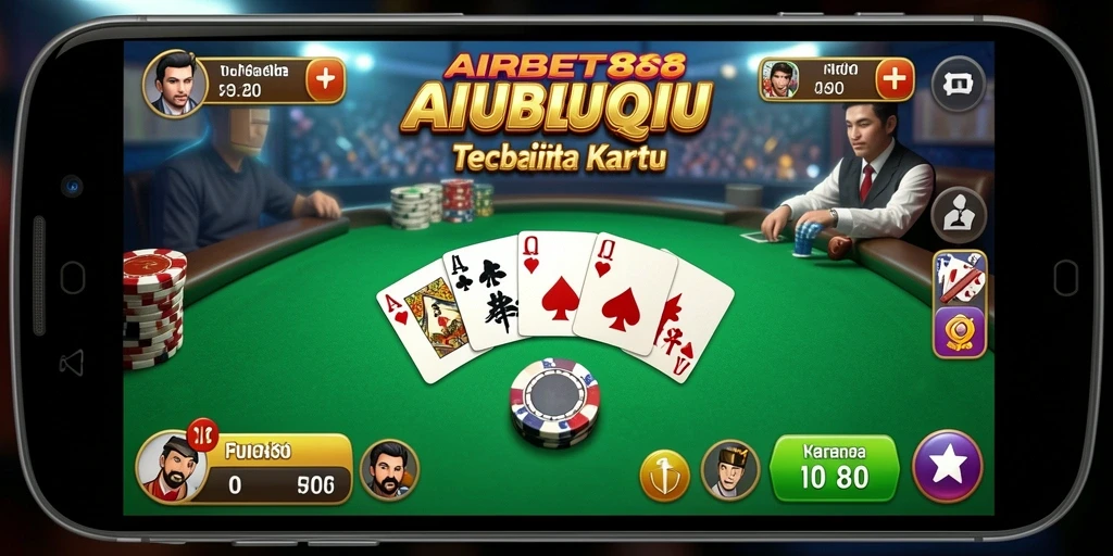 Tampilan gameplay seru AIRBET88 dalam permainan QiuQiu.