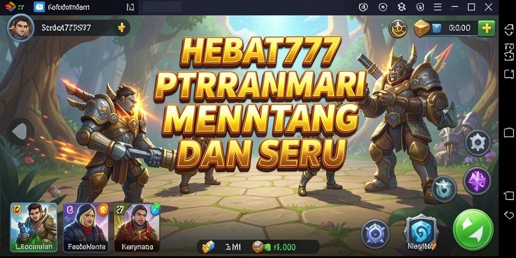Tampilan gameplay strategis HEBAT777 yang penuh tantangan.