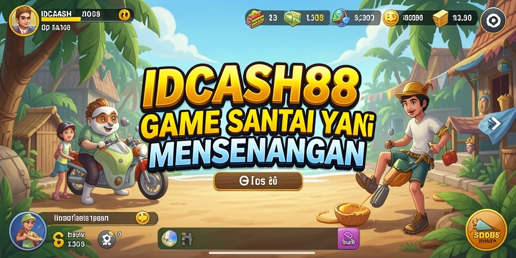 Screenshot gameplay dari IDCASH88 yang penuh warna dan menarik.