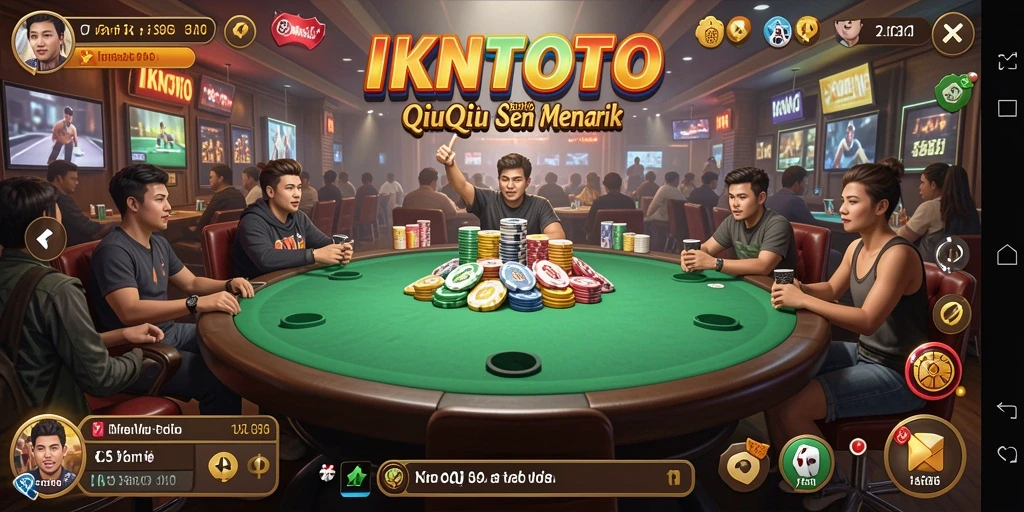 Gameplay QiuQiu yang seru dan menantang di IKNTOTO.