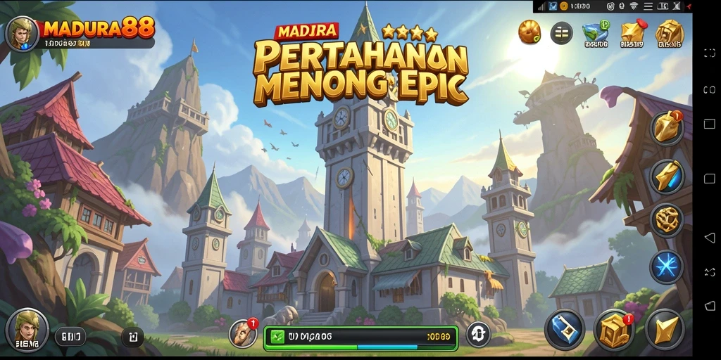 Gameplay seru dalam Tower Defense dengan strategi menara.