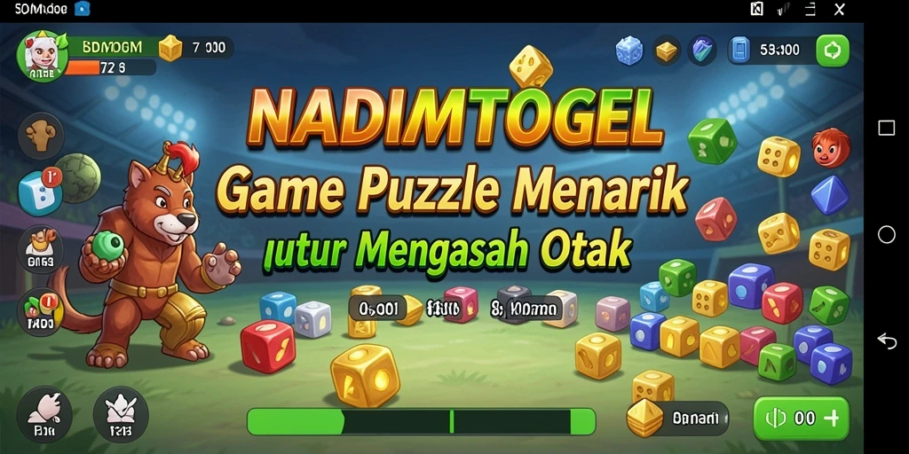 Tampilan gameplay NADIMTOGEL yang menarik dan menantang.
