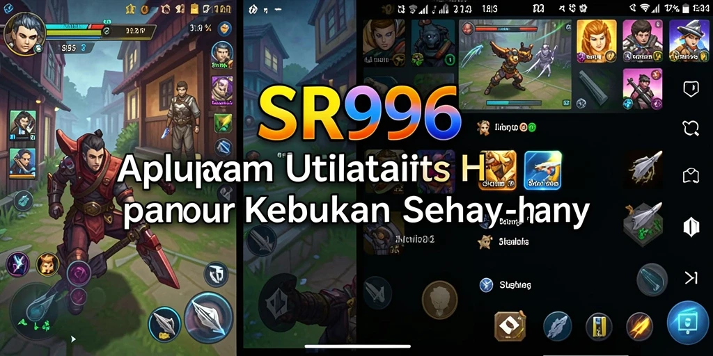 Screenshot SR996 menampilkan tampilan antarmuka aplikasi Utility yang praktis dan efisien.