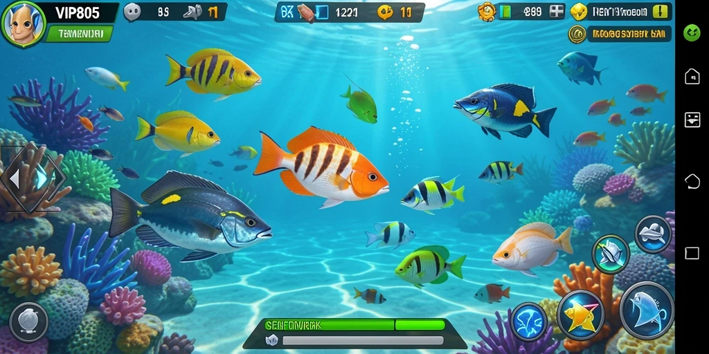 Gameplay seru Tembak Ikan di VIP805 yang penuh warna.